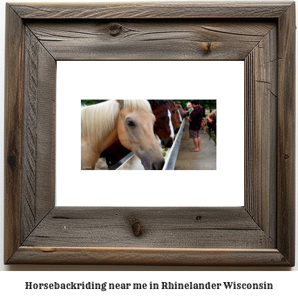 horseback riding near me in Rhinelander, Wisconsin